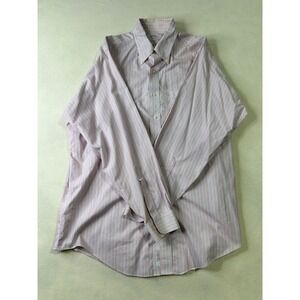 Brooks Brothers Traditional Fit Non-Iron Striped Button Down Shirt 16.5 4/5 GS84